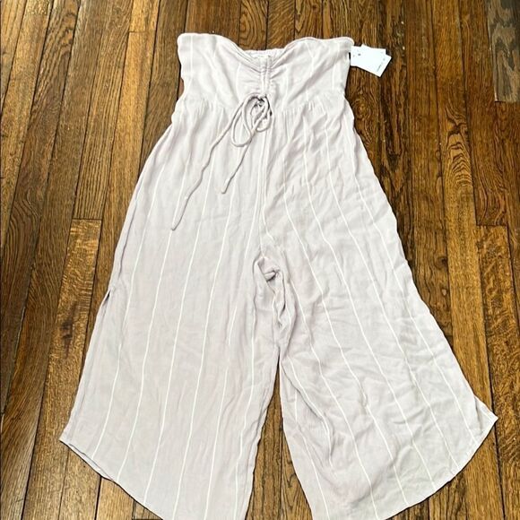 O'Neill Hadley Strapless Jumpsuit with Ruched Sweetheart Neckline NWT - Picture 5 of 11